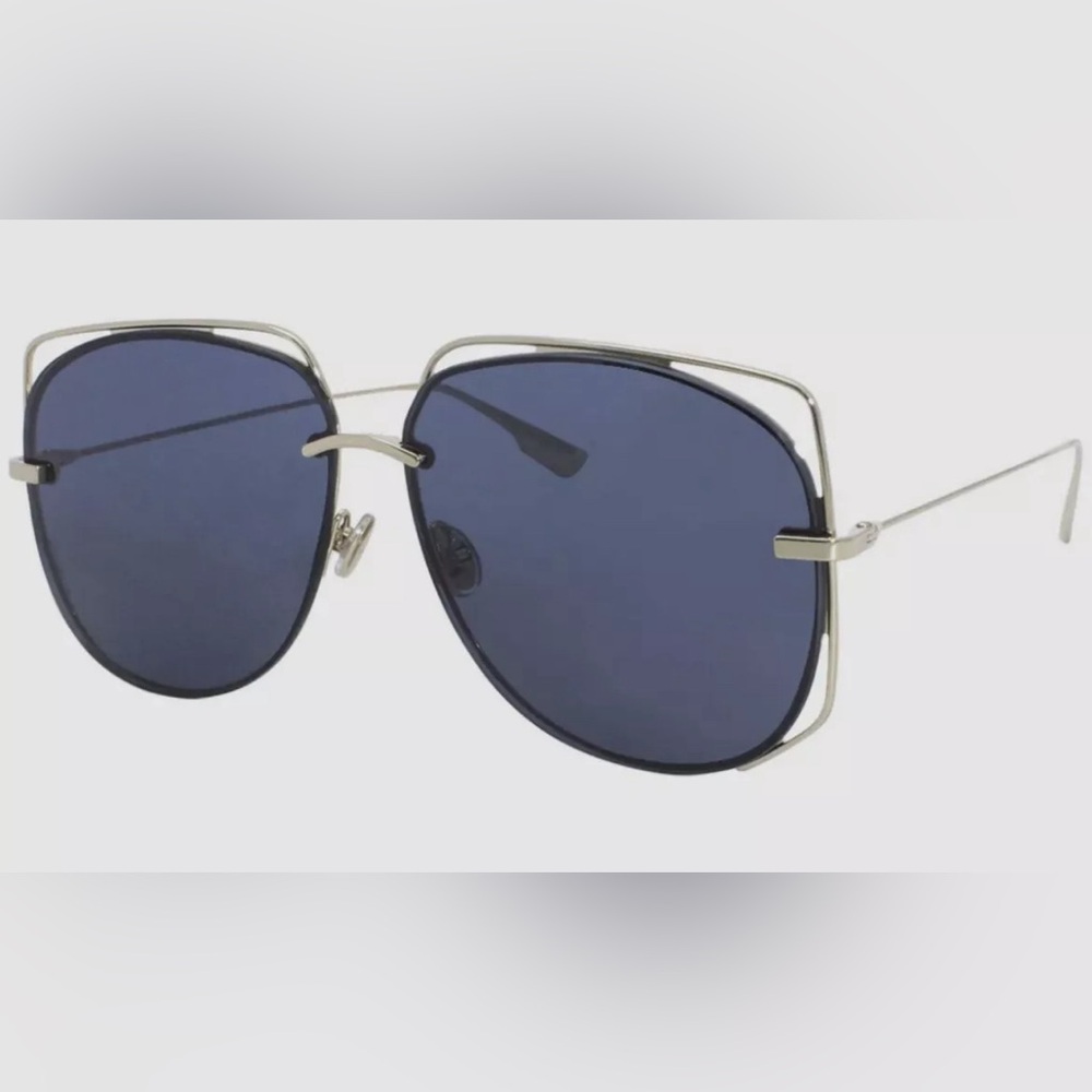 $490 Christian Dior Sunglasses Dior Stellaire/6 J5G Gold/Blue For Women